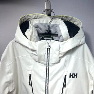 HELLY HANSEN Men's Alpha 4.0 Ski White Jacket L